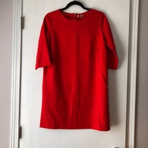 GAP Tailored Red Shift Dress